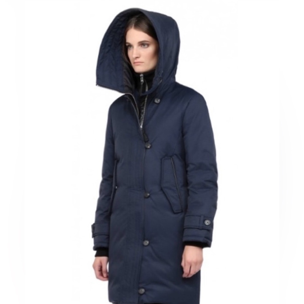 MACKAGE Villa Navy Winter Down Parka With Hood - XXS
